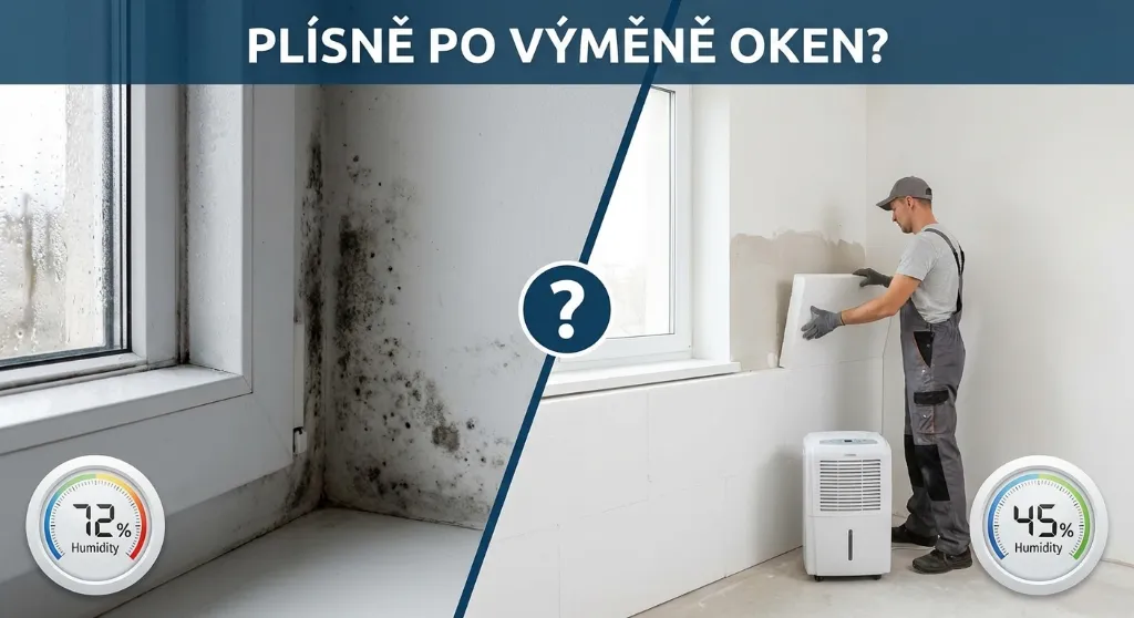 Proč se tvoří plísně v rozích místností?