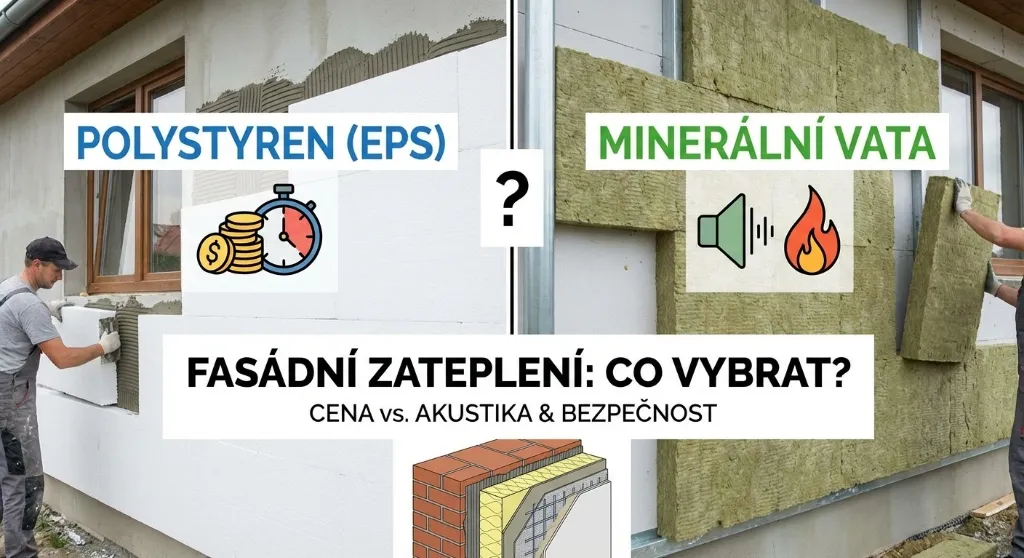 Zateplení polystyrenem vs. vatou: Co vybrat?